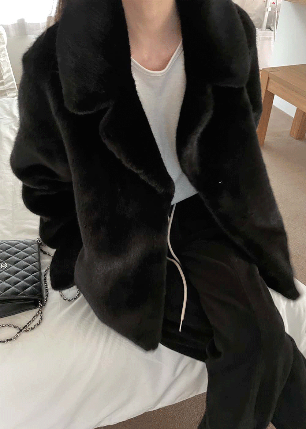 Puppy fur jacket