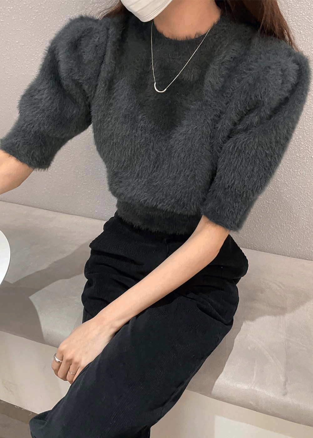 Baby puff knit