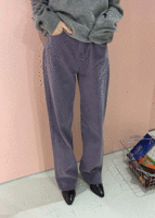 Soft purple pants
