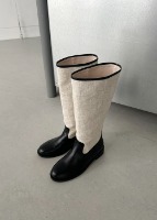 Oreo long boots