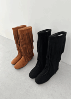 Tessel suede long boots